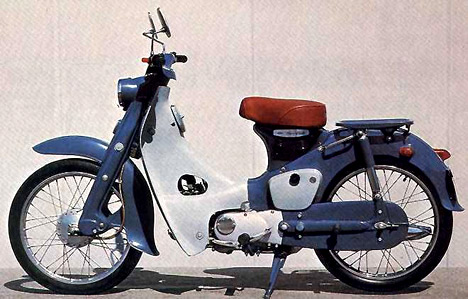 Одна из массовых моделей — Honda Super Club.