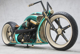 Кастом мотоцикл с другой планеты