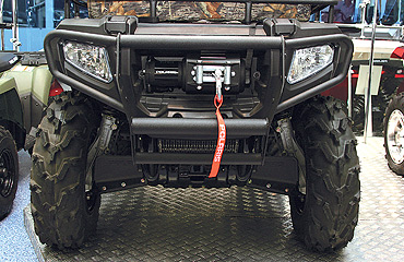 В качестве примера нам предоставили 
для фотосъемки квадроцикл Polaris 
Sportsman 500 H.O.