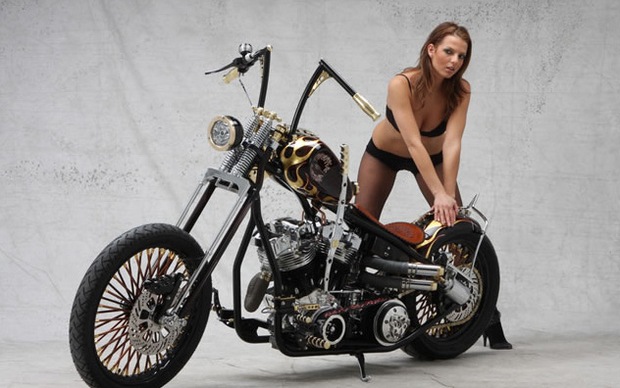 Кастом Courtesan от эмиратской мастерской Chopper Kultcha